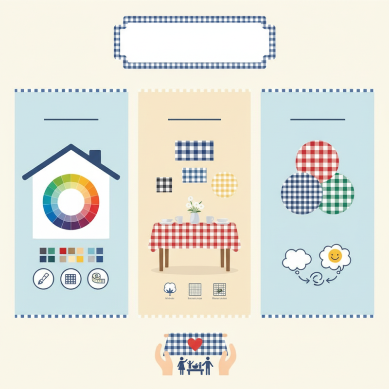 How to Choose the Perfect Gingham Tablecloth for Your Home Decor?