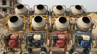 Top 10 Petrol Cement Mixers for Efficient Construction Use?