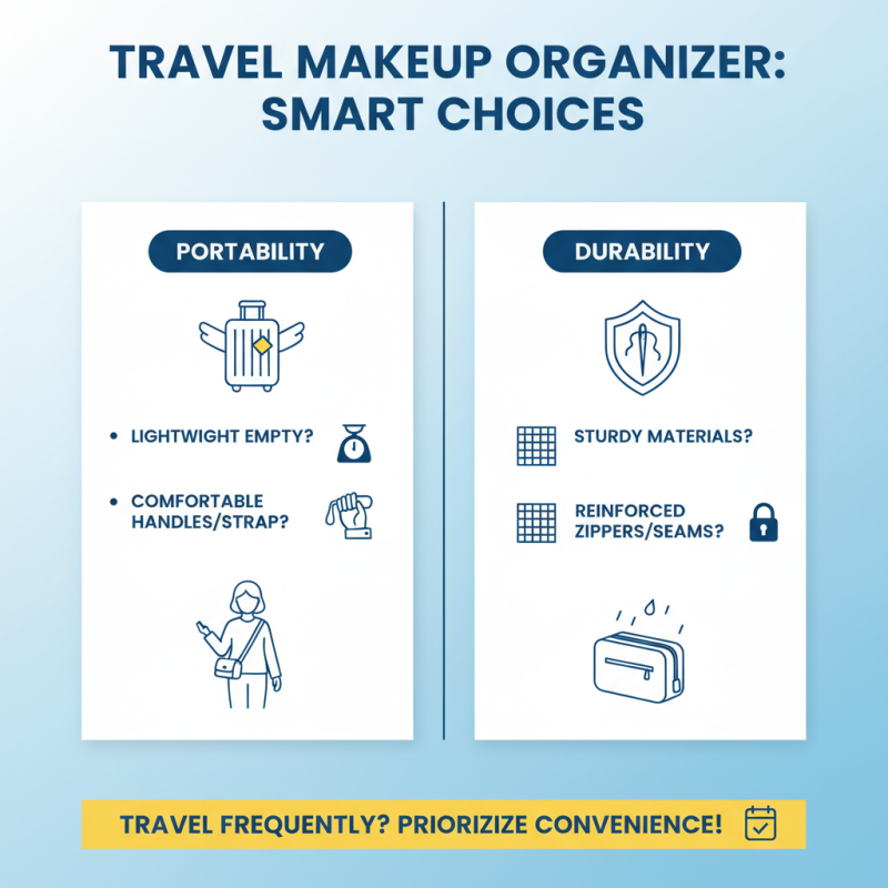 How to Choose the Best Makeup Organizer Bag for Travel?