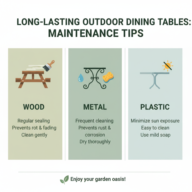 Best Outdoor Dining Table Options for Your Garden Space?
