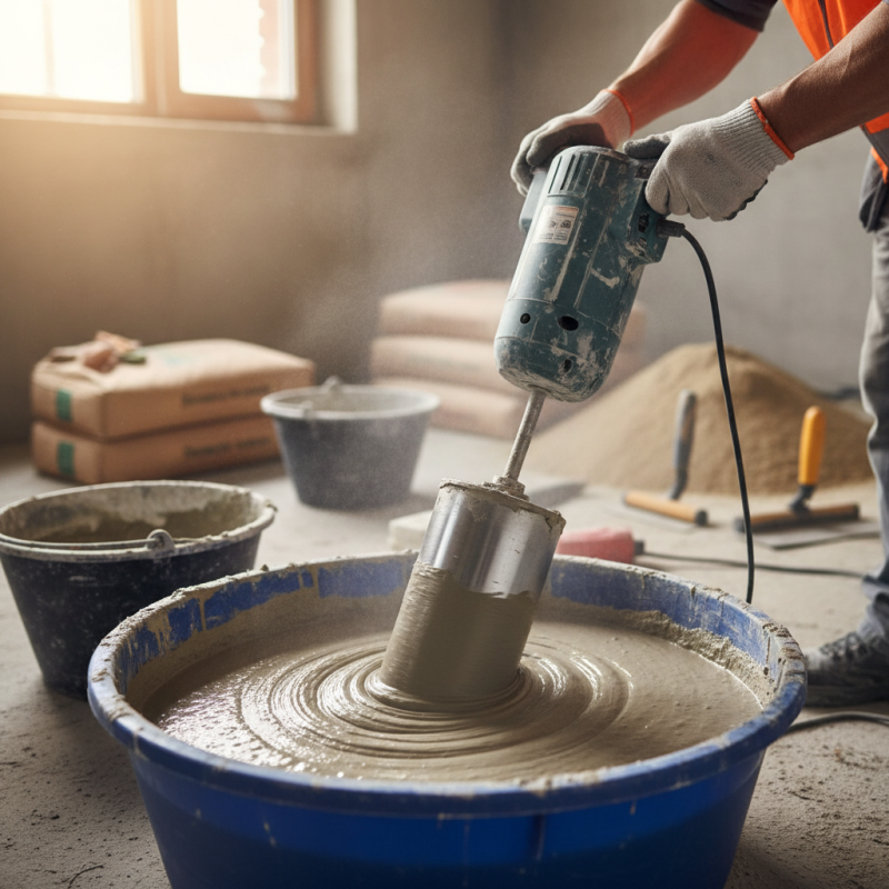 Top 10 Benefits of Mixing Mortar With Paddle Mixer for Efficiency?