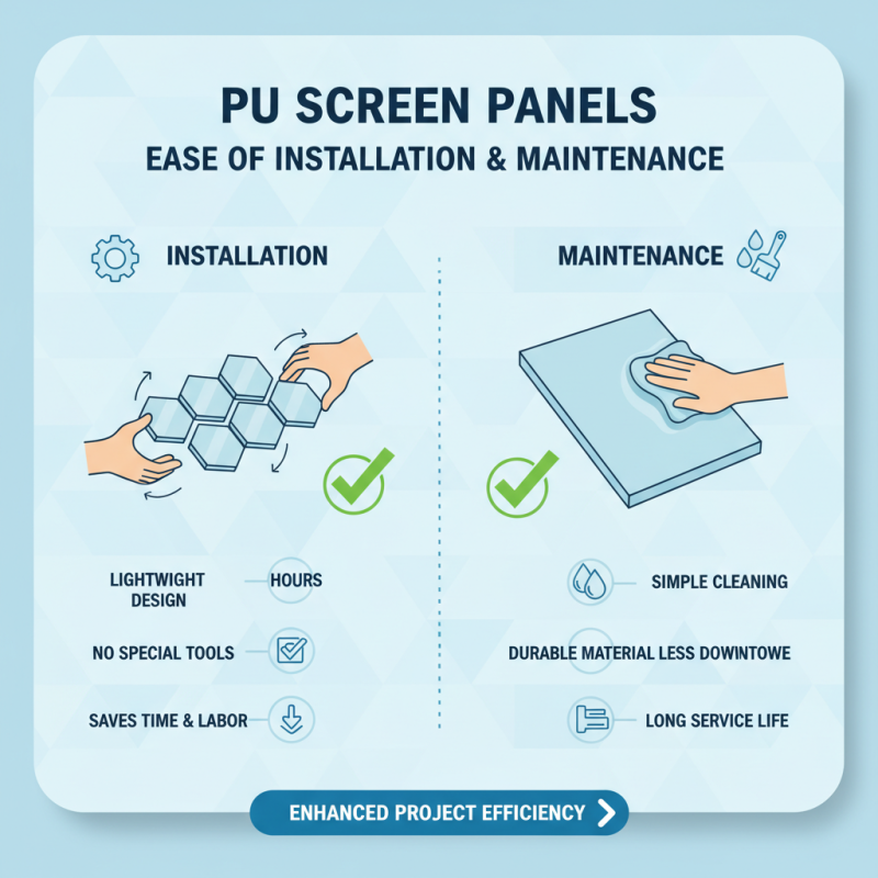 What are the Advantages of Using Pu Screen Panel?