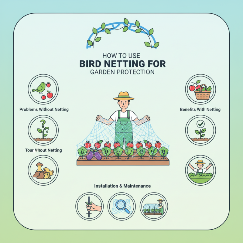 How to Use Bird Netting for Garden Protection Tips?