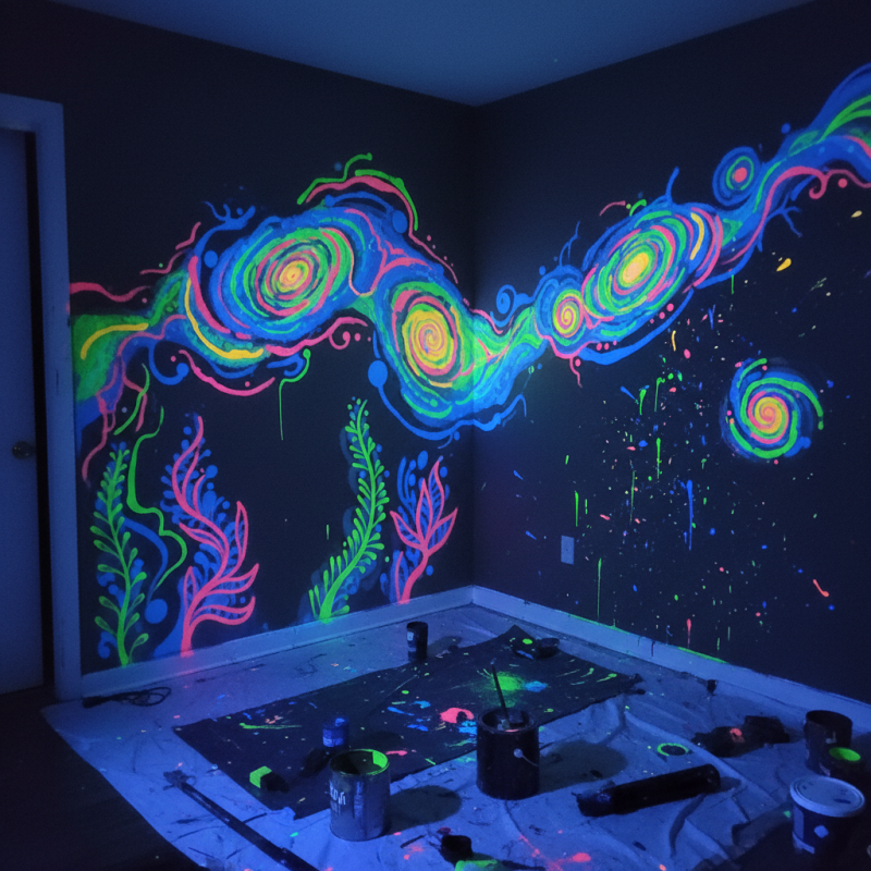 10 Essential Tips for Using Fluorescent Paint on Walls?