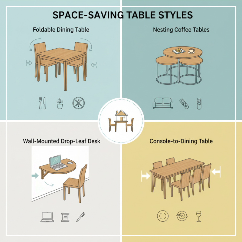 Best Table Styles for Small Spaces That Save Space?