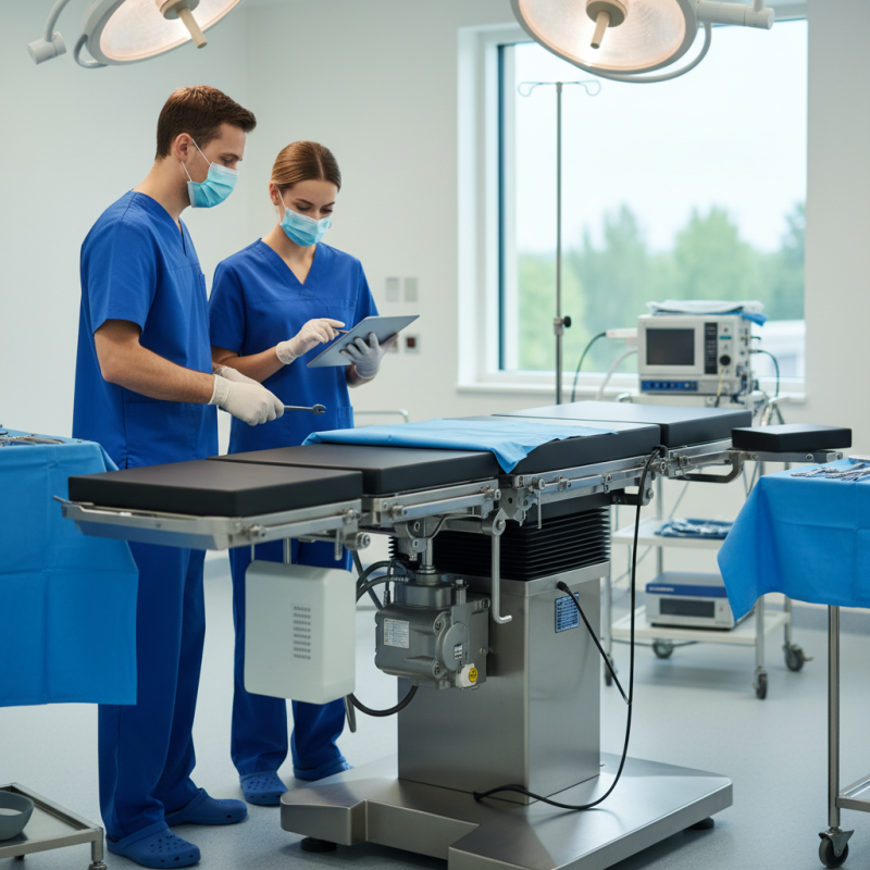 2026 Best Tips for Maintaining a Hydraulic Surgical Table?