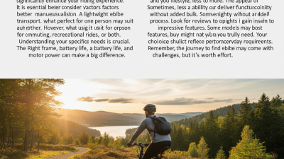 How to Choose the Perfect Lightweight Ebike for Your Needs?