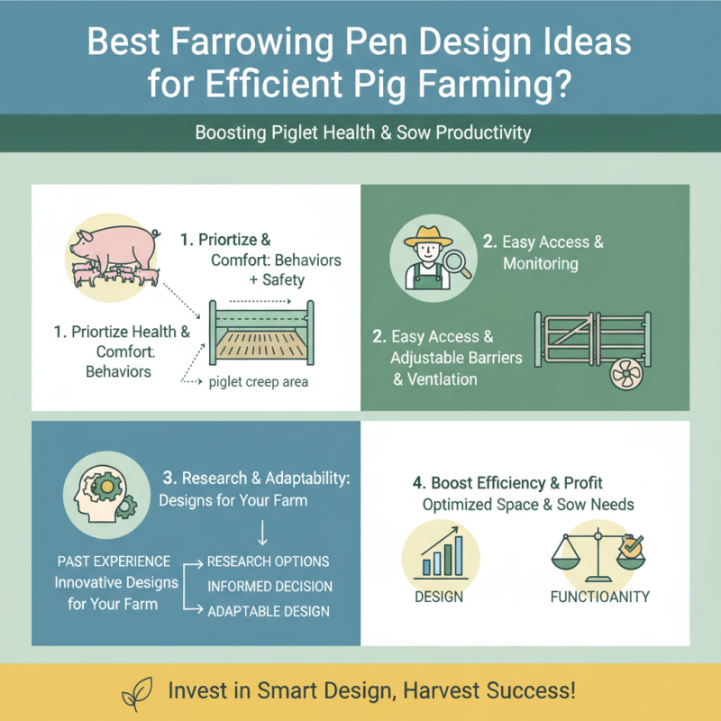 Best Farrowing Pen Design Ideas for Efficient Pig Farming?
