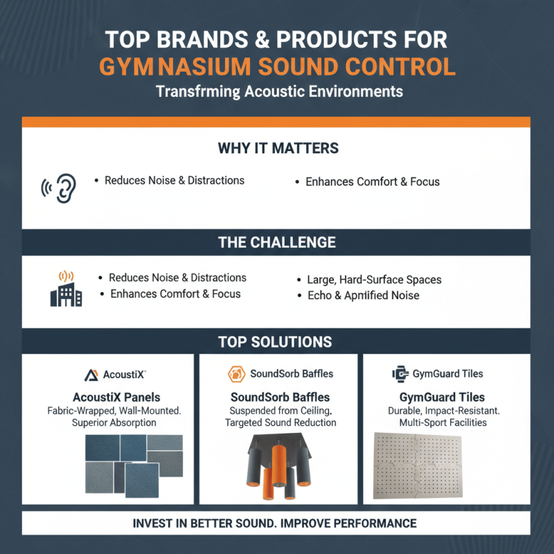 Best Gymnasium Acoustic Panels for Sound Control Solutions?