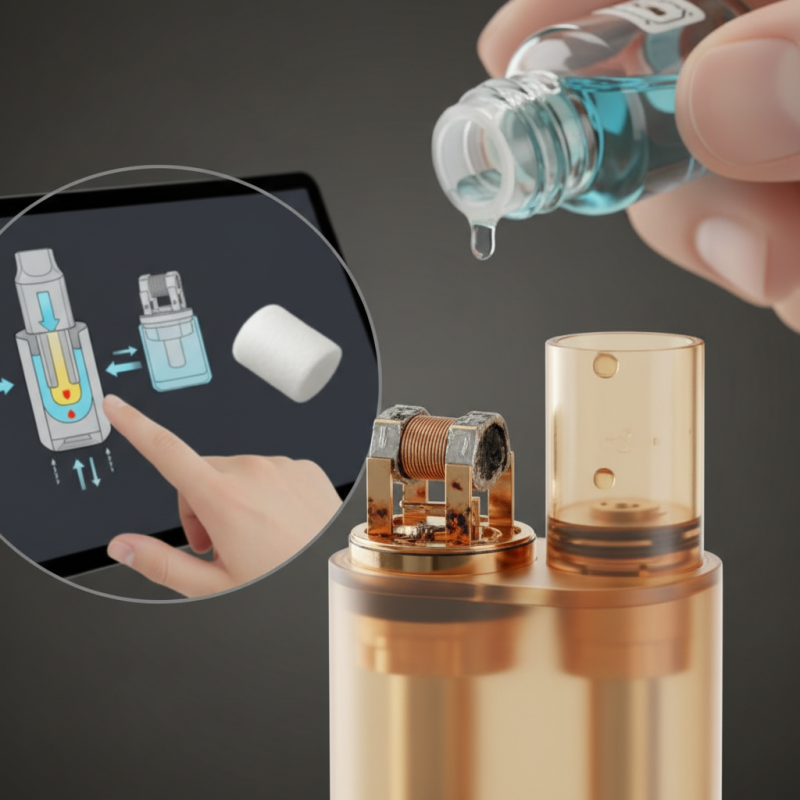 Why does my disposable vape taste burnt and how to fix it?