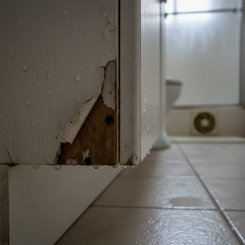 Why is My Bathroom Cabinet Peeling at the Bottom Fix It Now