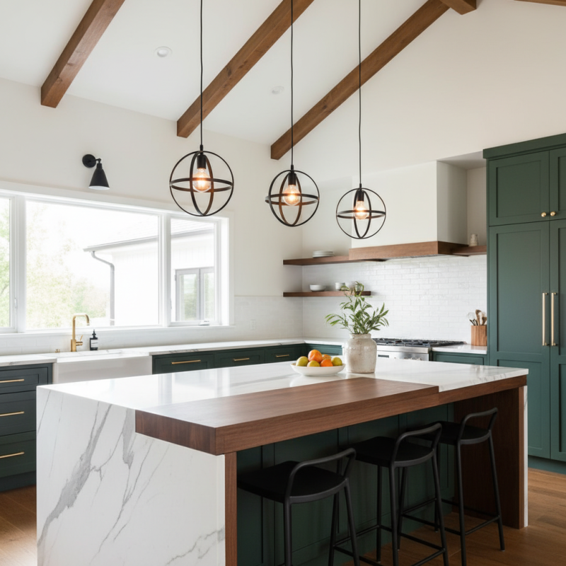 Where to Hang a Pendant Light Over Kitchen Island Tips?