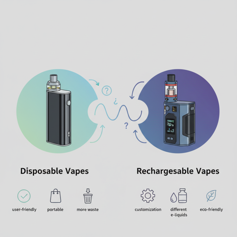 Why Choose Between Disposable and Rechargeable Vapes?