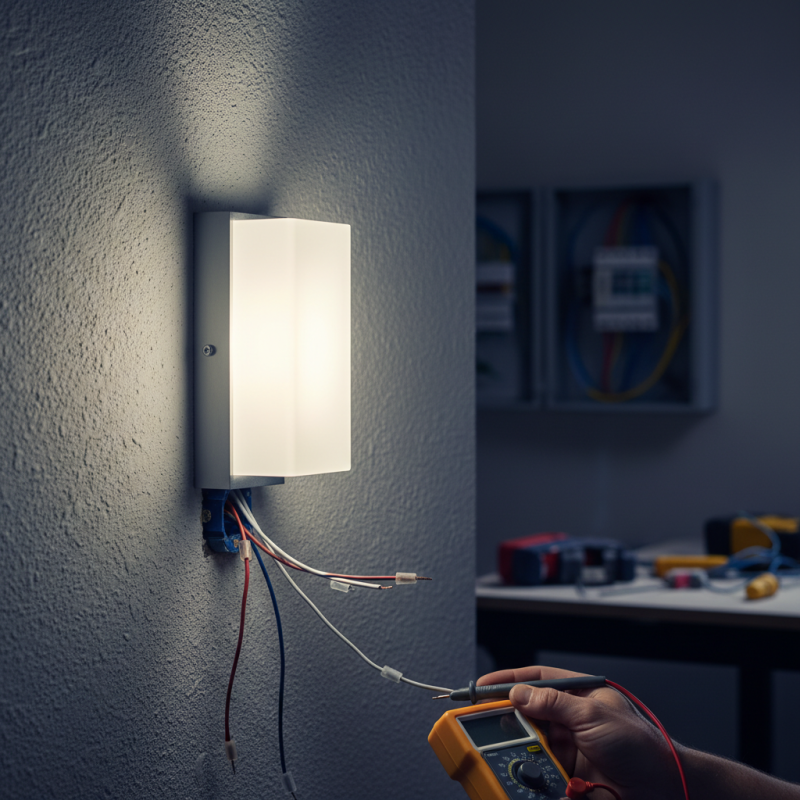 Why is my LED sconce flickering after installation?