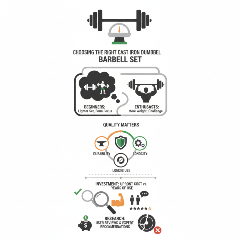 How to Choose the Right Cast Iron Dumbbell Barbell Set?