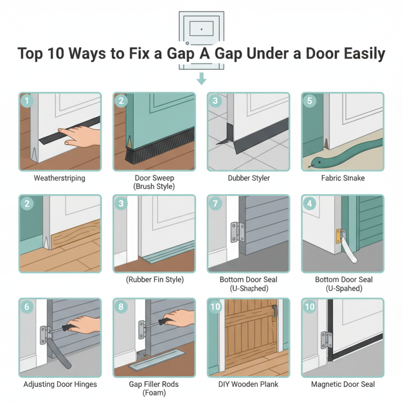 Top 10 Ways to Fix a Gap Under a Door Easily?
