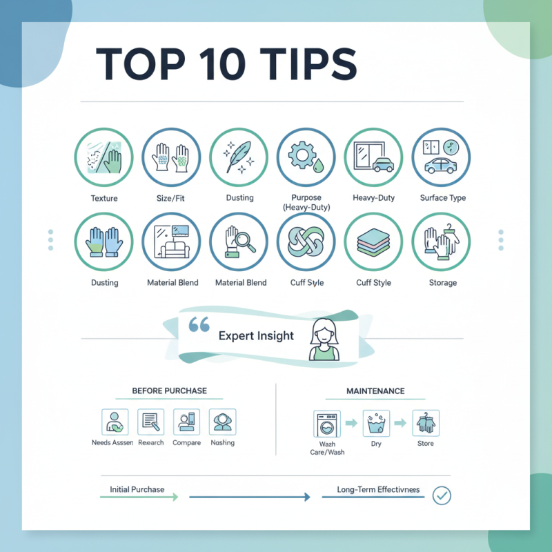 Top 10 Tips for Choosing Microfiber Gloves for Your Needs