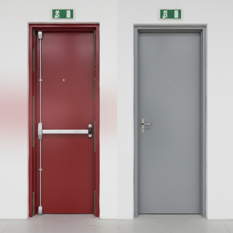 How to Tell the Difference Between Fire Doors and Steel Doors?