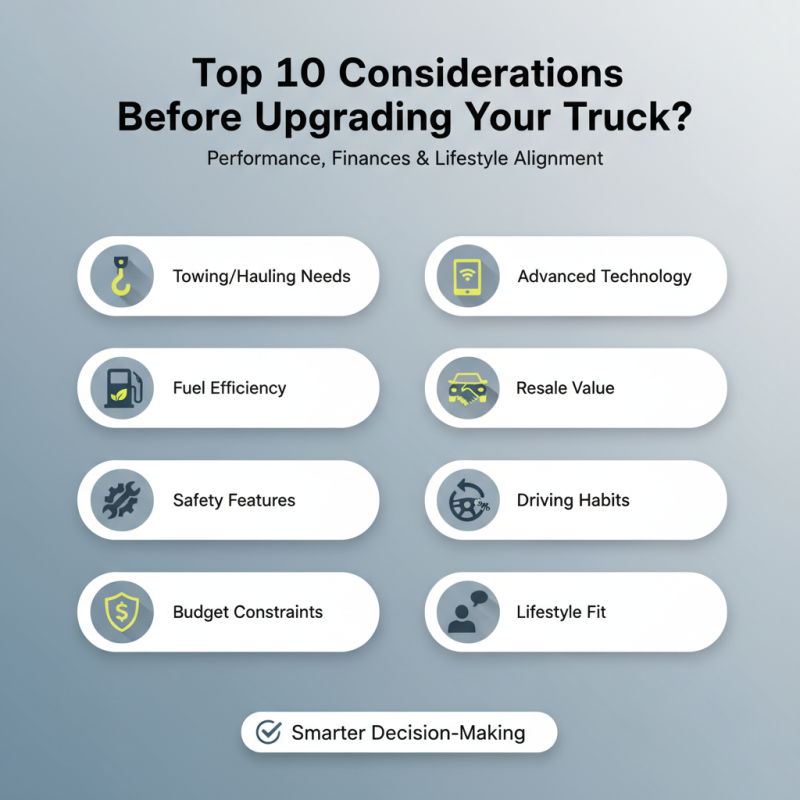 Top 10 Considerations Before Upgrading Your Truck?