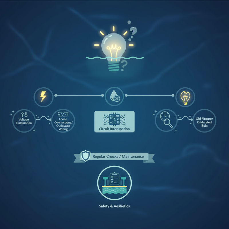 Why is My Underwater Pool Light Flickering or Dimming?