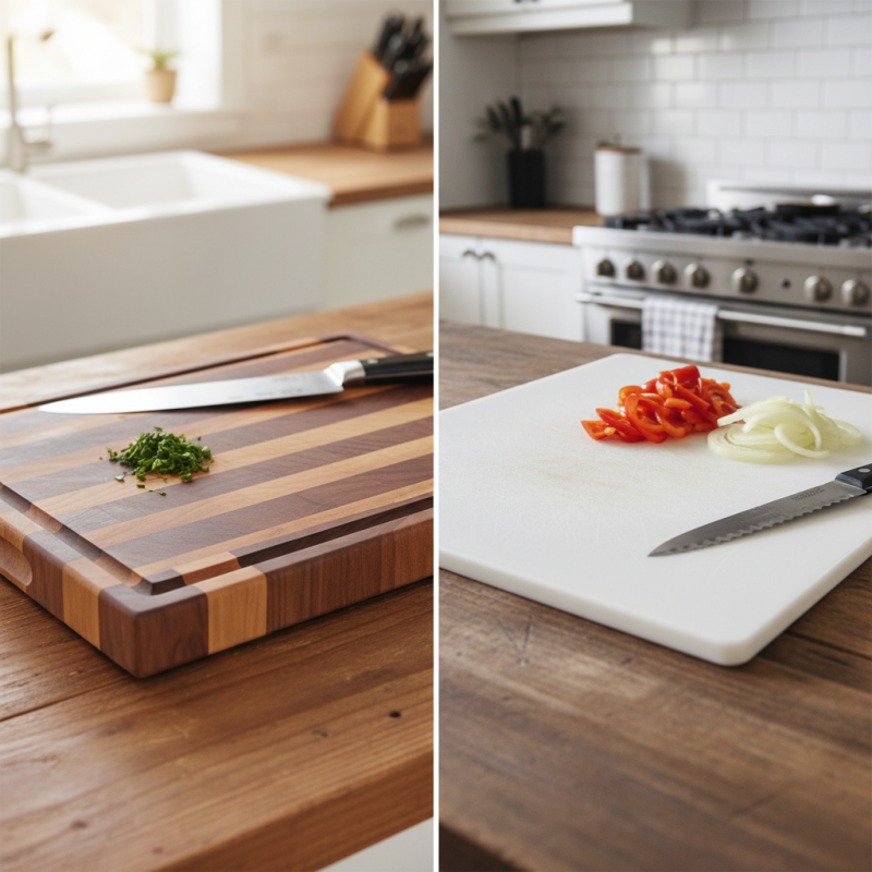 How to Choose Between Wooden and Plastic Cutting Boards?