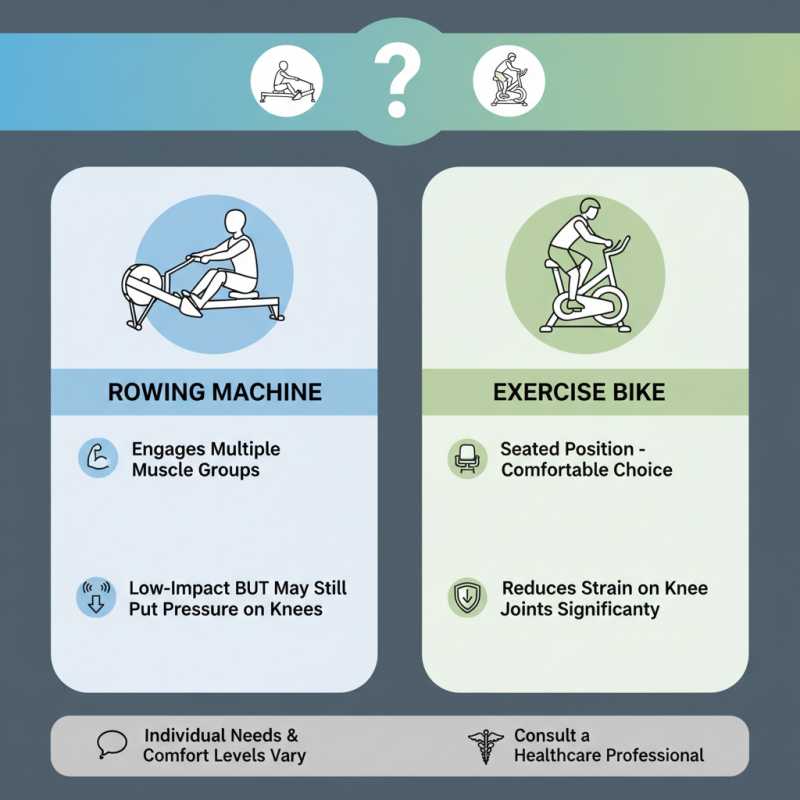 Rowing Machine vs Exercise Bike Which is Better for Bad Knees