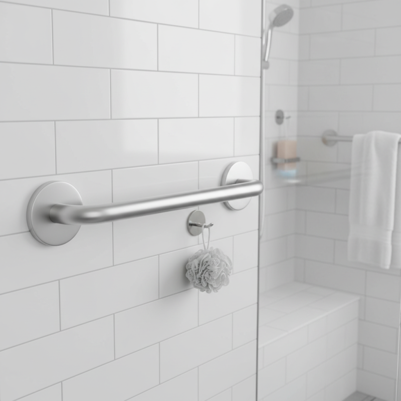 How to Install Safety Handrails in a Bathroom Without Drilling?