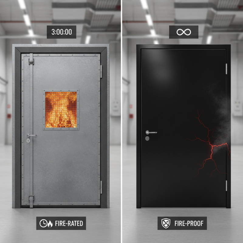 2026 Best Fire Rated vs Fire Proof Doors Differences Explained?