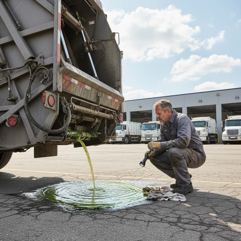 Why Is My Garbage Truck Leaking Hydraulic Fluid Problems Solutions?
