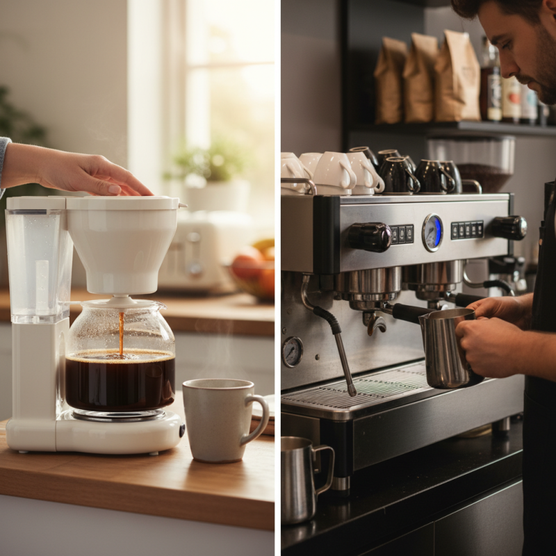 Why is a Coffee Maker Different from a Coffee Machine?