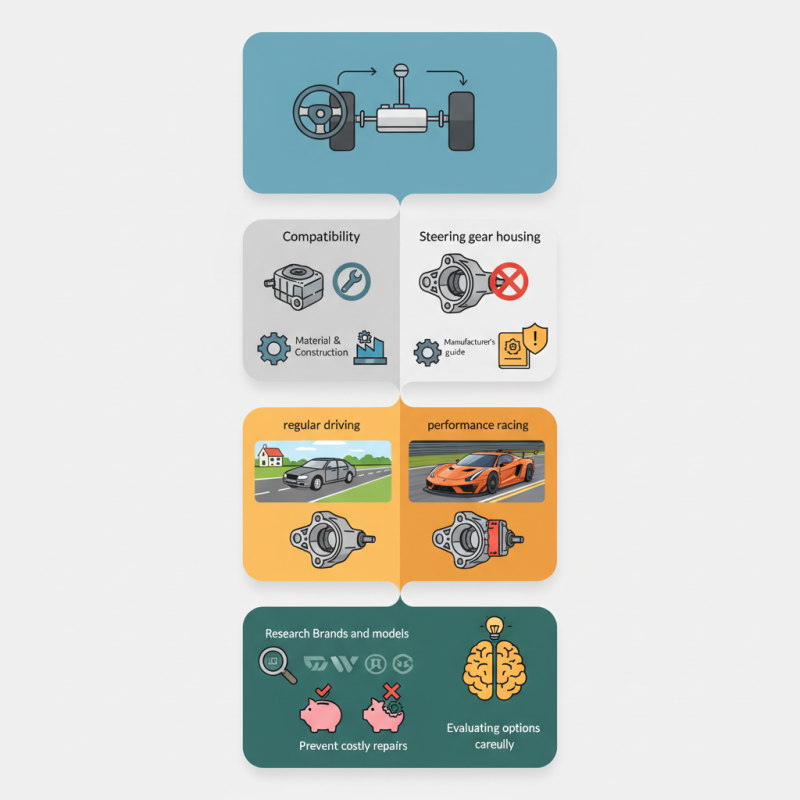 How to Choose the Right Steering Gear Housing for Your Vehicle?
