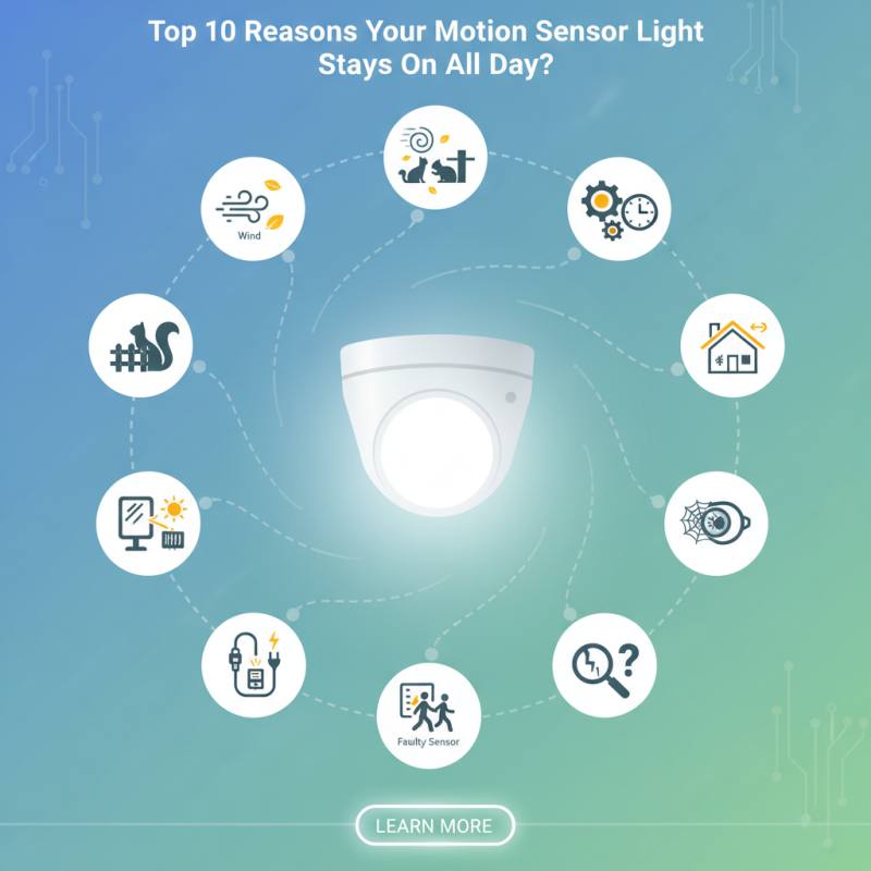 Top 10 Reasons Your Motion Sensor Light Stays On All Day?