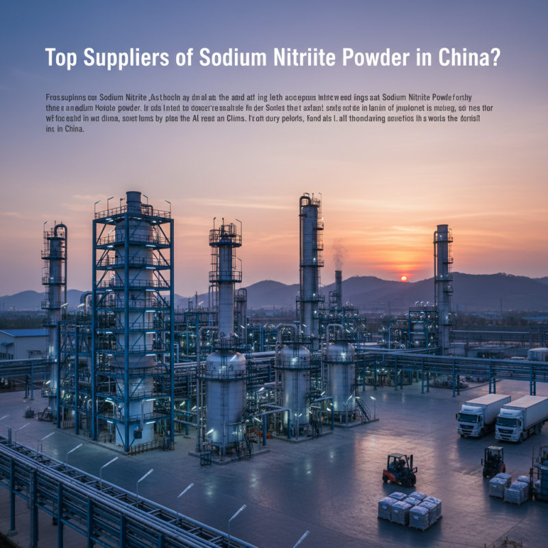 Top Suppliers of Sodium Nitrite Powder in China?