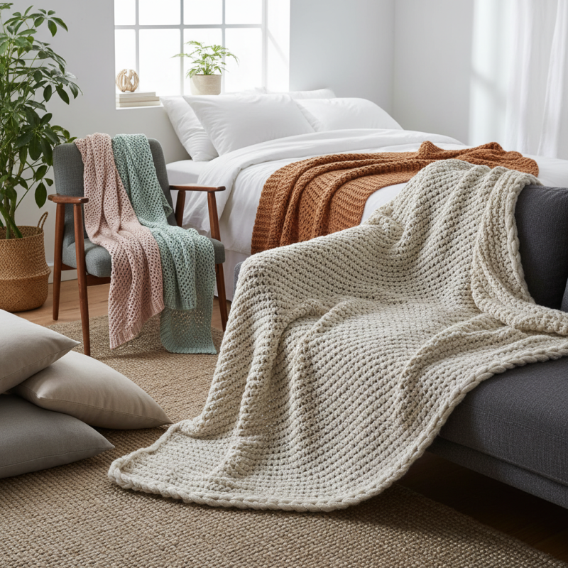 2026 Top Trends in Knitted Blankets for Cozy Home Décor?