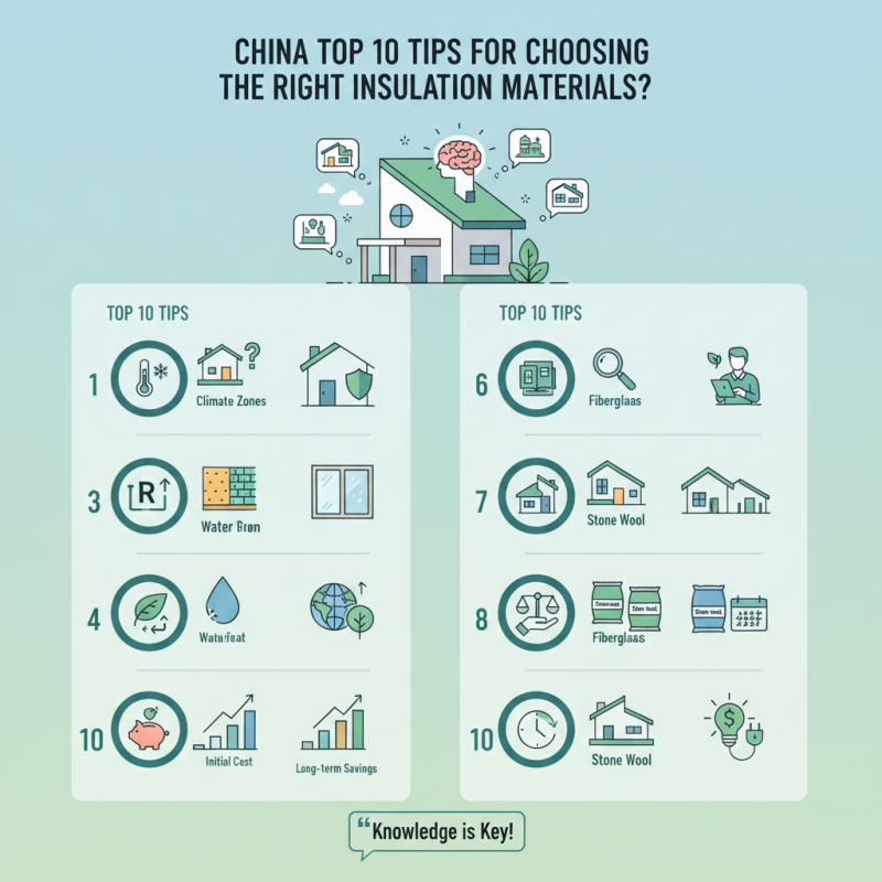 China Top 10 Tips for Choosing the Right Insulation Materials?