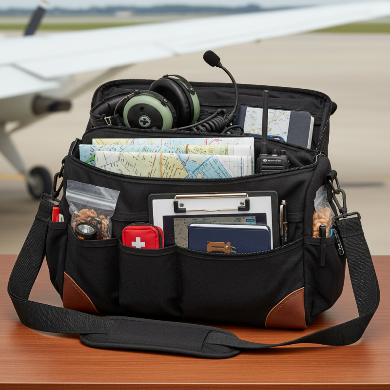 What Essentials Should Be in a Standard Pilot Flight Bag?