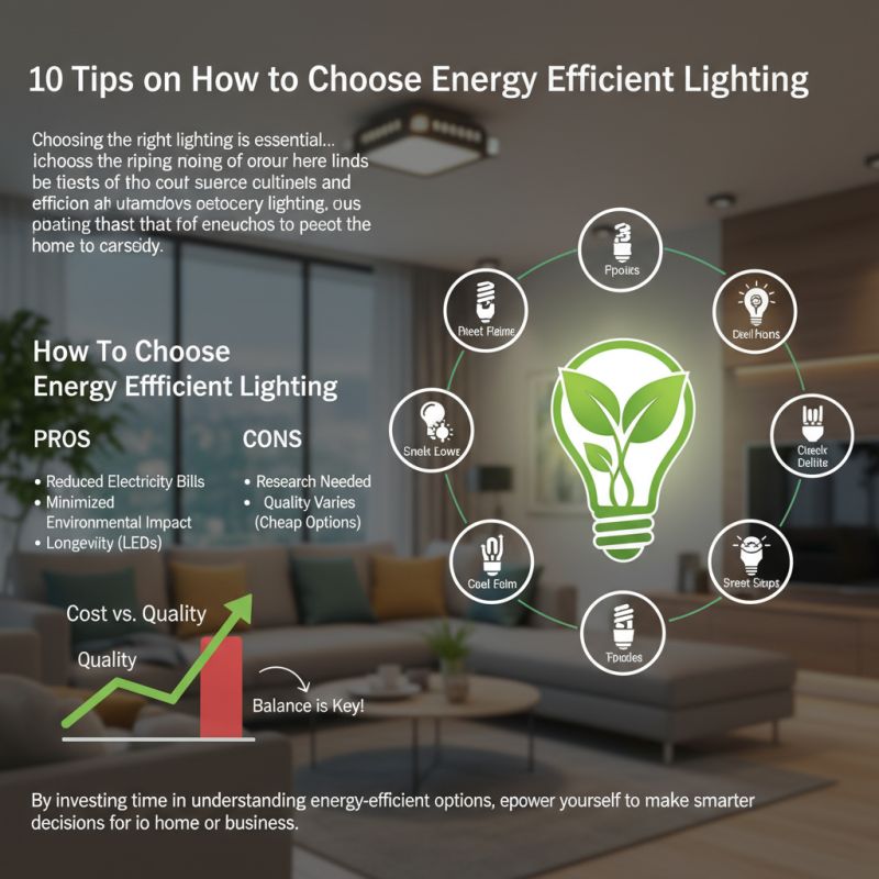 10 Tips on How to Choose Energy Efficient Lighting?