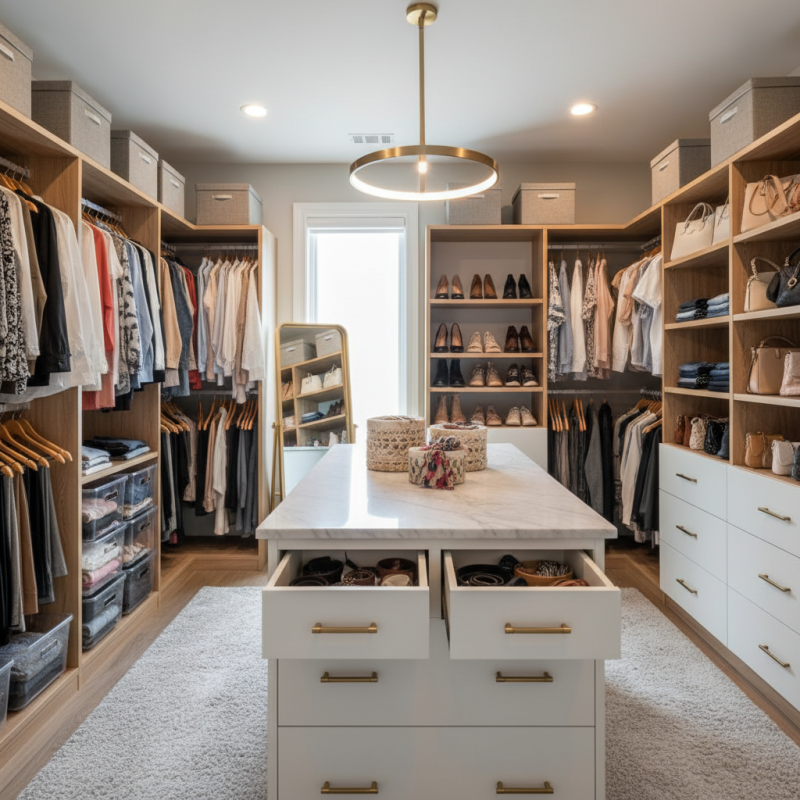 Top 10 Tips for Efficient Walk in Closet Organization?
