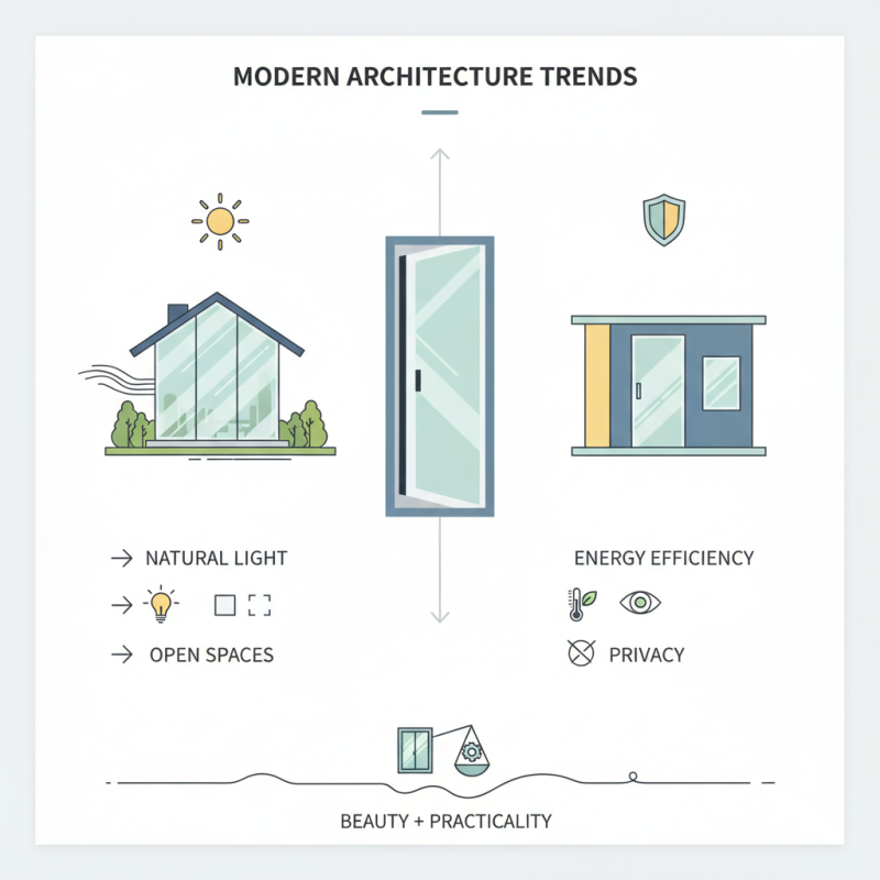 Why are Glass Doors Essential in Modern Architecture Trends?