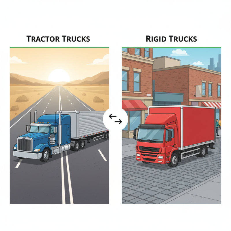 What Is the Difference Between Tractor Trucks and Rigid Trucks?
