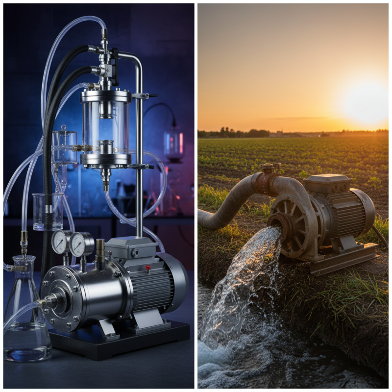 How to Tell the Difference Between Vacuum Pumps and Water Pumps?