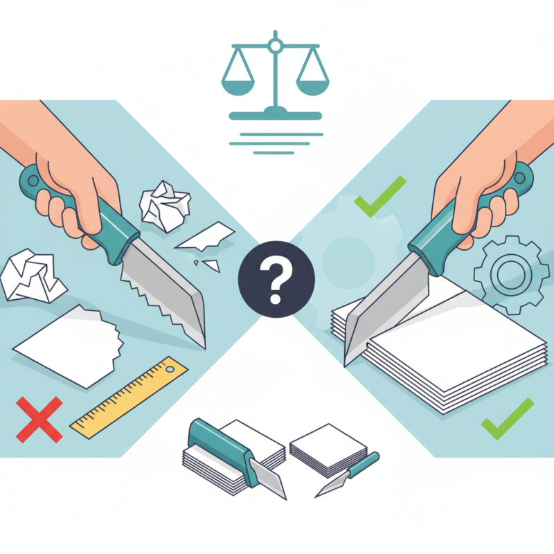 Why Choose the Right Paper Cutter Knife for Your Needs?