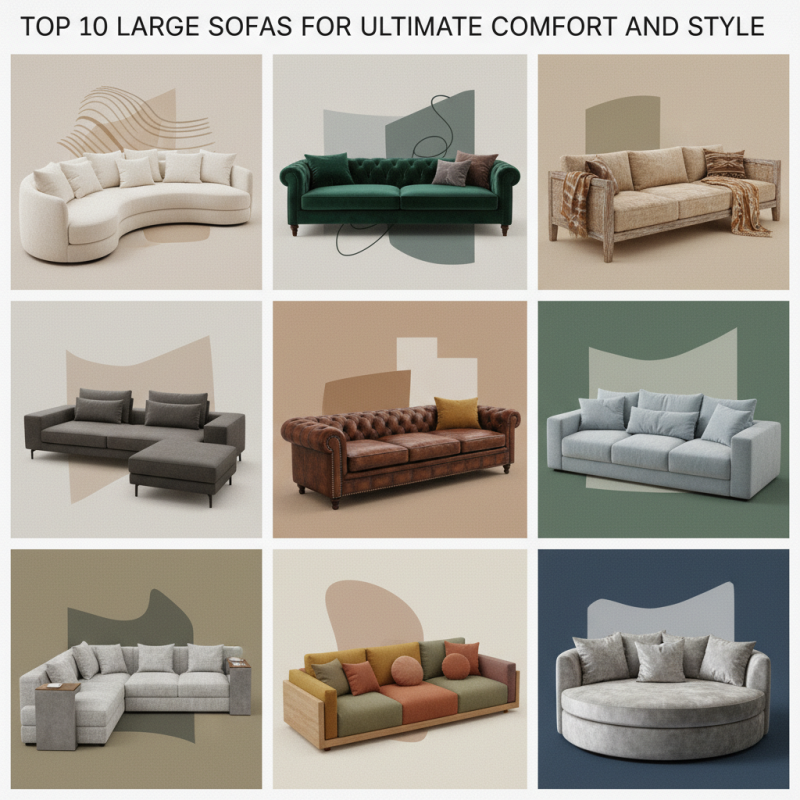 Top 10 Large Sofas for Ultimate Comfort and Style?