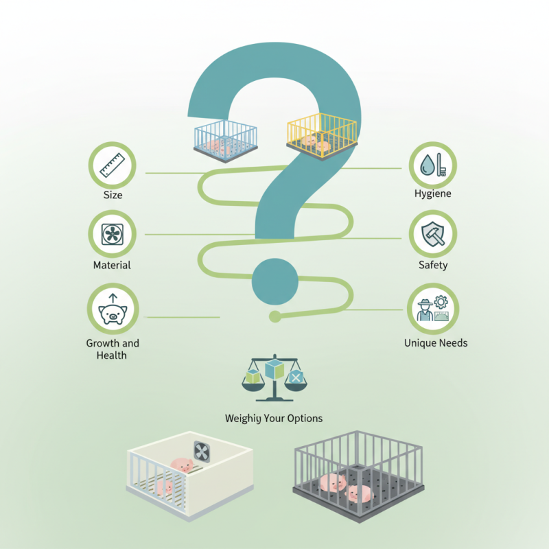 How to Choose the Best Piglet Nursery Crate for Your Needs?