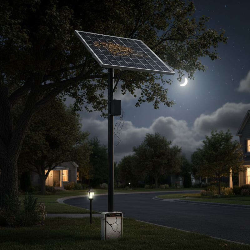 Top 5 Reasons Your Solar Street Light Won't Turn On at Night?
