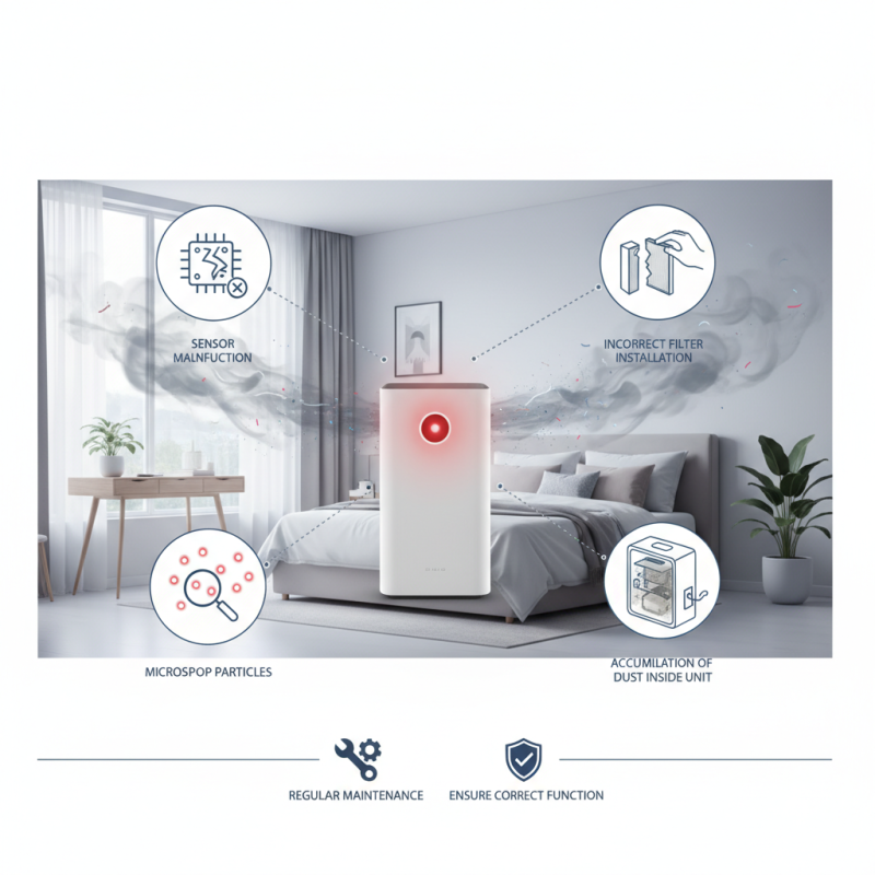 Why is My Air Purifier Light Always Red in a Clean Room?