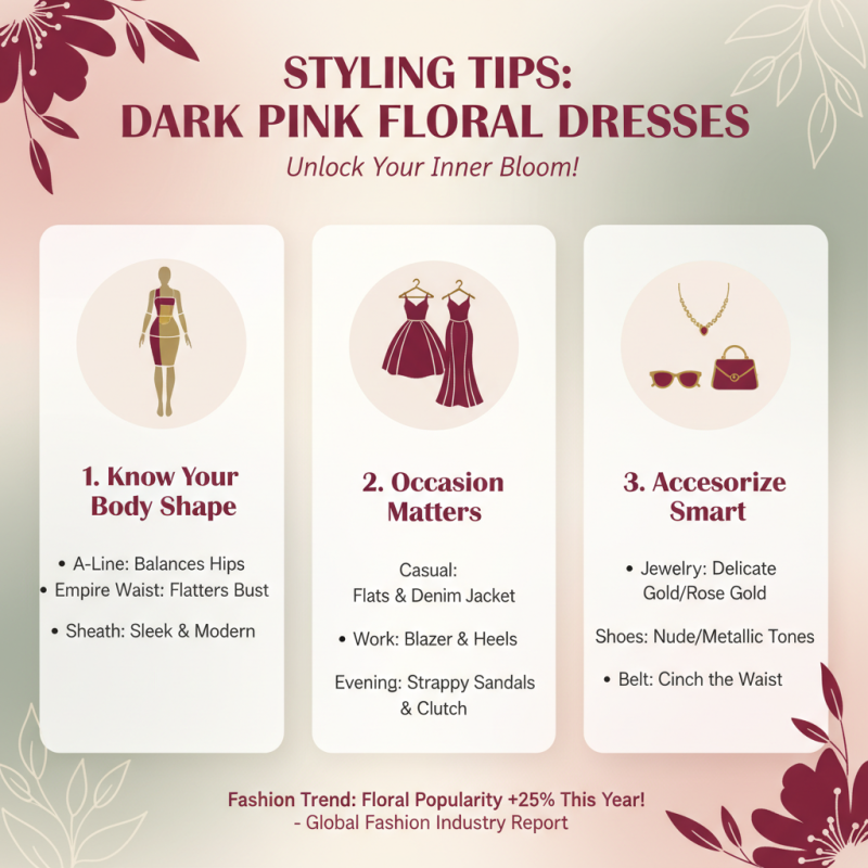 Trending Dark Pink Floral Dress Styles for Global Buyers?