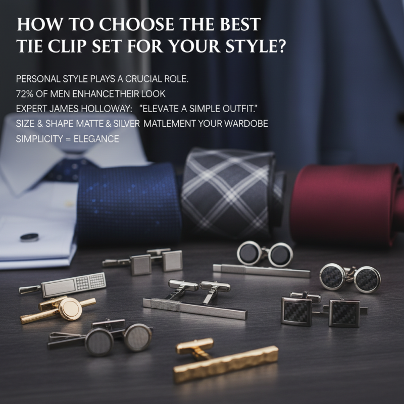 How to Choose the Best Tie Clip Set for Your Style?