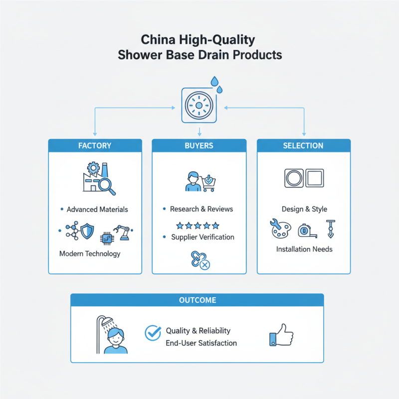 Top China High-Quality Shower Base Drain Products for Buyers?