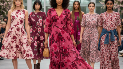 Trending Dark Pink Floral Dress Styles for Global Buyers?